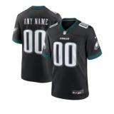 Philadelphia Eagles Nike Alternate Custom Game Jersey - Black